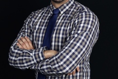 Phil Headshot Pattern Shirt| Individual portrait photo by Phoenix photographer Justin Bahr