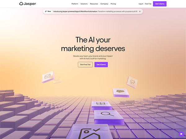 Jasper AI - Homepage